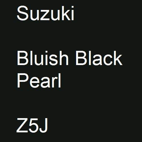 Suzuki, Bluish Black Pearl, Z5J.